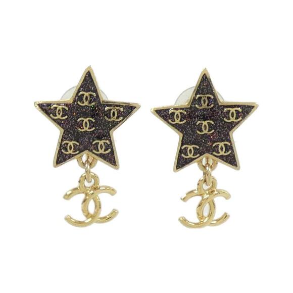 CHANEL Purple Earrings - Picture 1 of 3